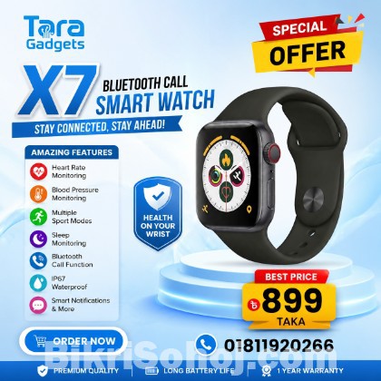 X7 Bluetooth Call Smart Watch